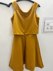 Beautiful Mustard Party Dress