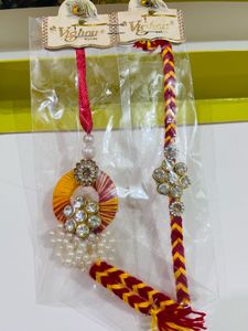 Beautiful Rakhi Set combo of 2