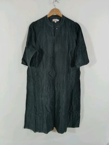 Charcoal Plain Casual Kurta (Women)