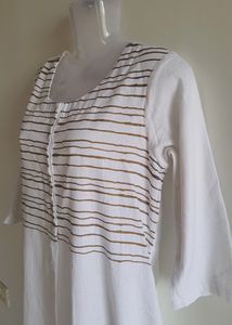 White Kurta with Pocket