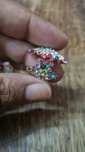 Set of two rhinestones Rings