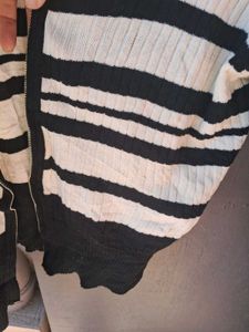 Striped Knit Cardigan
