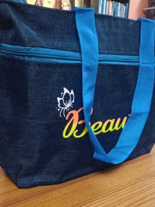 Blue Denim 'Beauty' small Bag