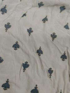 White Printed Kurta