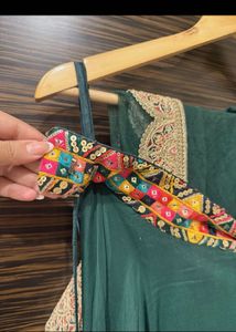 Elegant Green Lehenga 3 Set