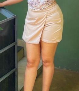 Stylish Beige Skort