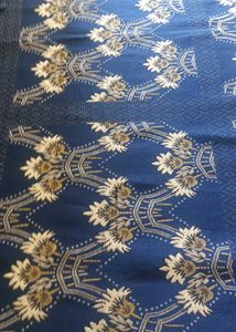 Elegant Blue Floral Bedsheet Set