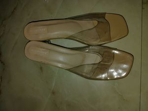 transparent heels