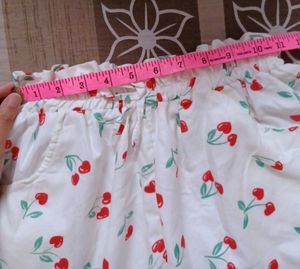 Kawaii Cherry Print Shorts
