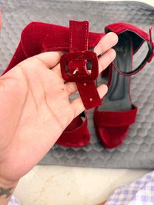👠Chic Burgundy Platform Heels👠