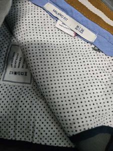 Louis Philippe Men's Gray Casual Pants