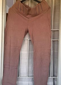 Comfortable Brown Stretch Pants