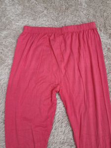 Women's Set of 2 Pink and Coral Leggings