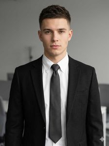 Men's Black Suit's Tie