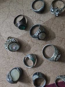 14 pcs Vintage Assorted Rings Collection