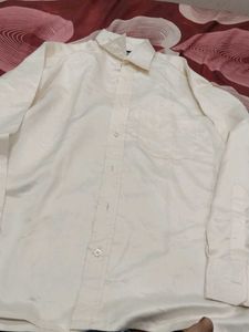 Classic Cream Button-Down Shirt