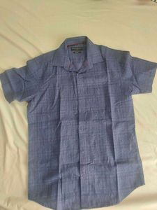 Stylish Plaid Shirt Duo: Blue Short Sleeve &amp; Black