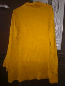 Mustard Yellow Turtleneck Sweater