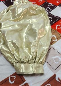 Shiny Golden afghani salwar