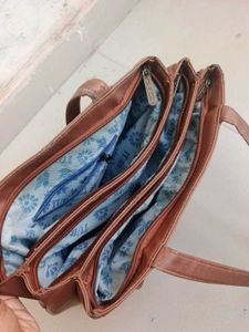 Brown Leather Handbag