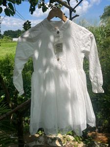 Elegant White Tulle Dress