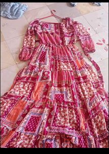 Bohemian Patchwork Maxi Dress