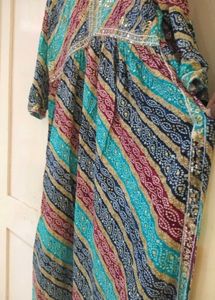 Bohemian Print Maxi Dress