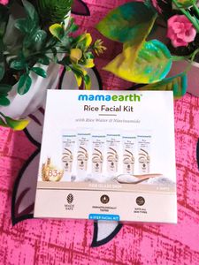 Mamaearth Rice Facial Kit With  Water & Niacinamid