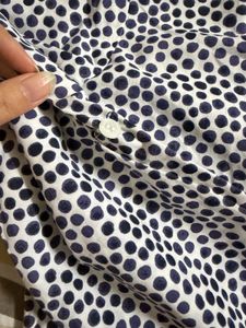 Polka Dot Button-Up short kurta