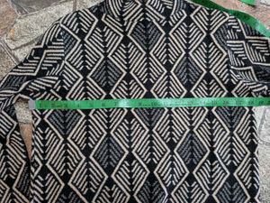 Geometric Pattern Knit Sweater