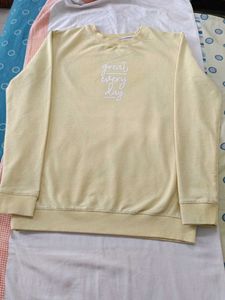 Yellow Graphic Sweatshirt