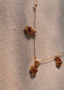 Elegant Red Gemstone Necklace
