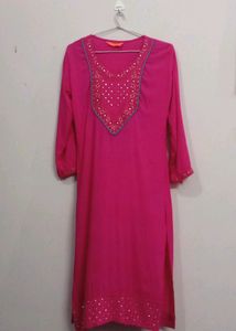 Beautiful Kurti Rose Colour 😍