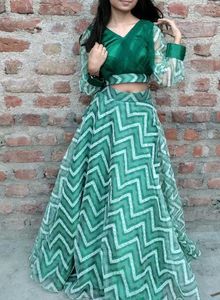Green Kurta Set