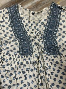 ethnic peplum printed Top