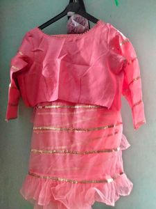 net pink saree