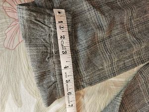 Imported Vintage Checked Trouser