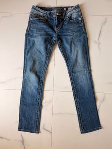 Y2K Embellished Blue Denim Jeans