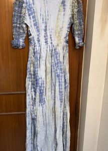 Bohemian Tie-Dye Maxi Dress