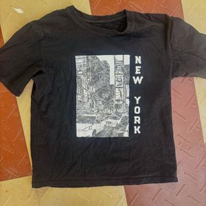 Black New York Graphic Tee