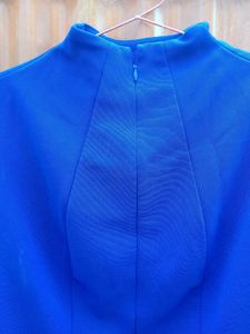 Vibrant Blue A-Line Dress