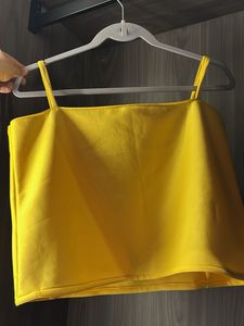 Yellow Crop Top