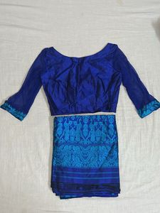 Assamese silk saree with blouse