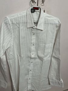 Striped White Shirt