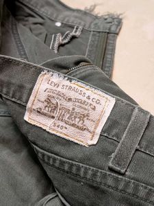 Distressed Levi's Denim Jeans
