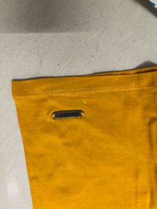 Roadster Yellow Striped T-Shirt combo