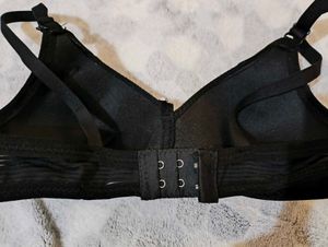 padded black bra