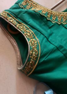 Green Party Wear Gown