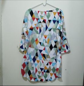 Ruhaans multicolour printed tunic top