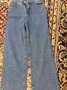 Wide Leg Denim Jeans